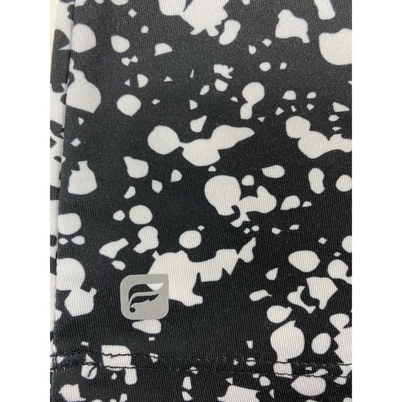 Fabletics Women's Black White Speckled Racerback Tank Top Size M - Picture 2 of 6